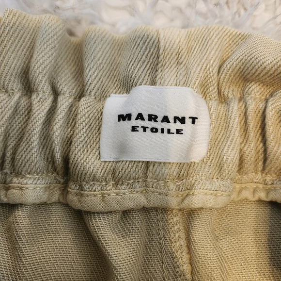 Marant Etoile Titea Shorts in Ecru - Picture 8 of 14